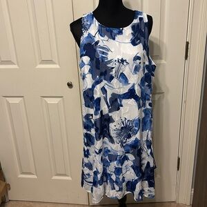 Cato Floral Trapeze Dress